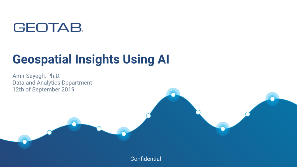 Geospatial Insights Using AI