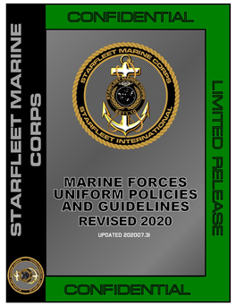 Starfleet Marine Corps Uniform Guideline and Policies