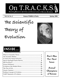 On TRACKS-THEORY of EVOLUTION