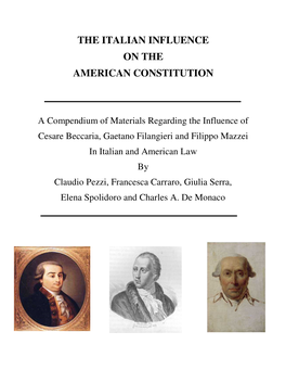 The Italian Influence on the American Constitution