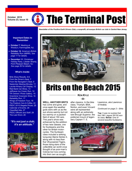 October 2015 Volume 23, Issue 10 the Terminal Post