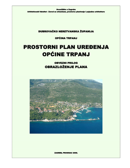 Prostorni Plan Uređenja Općine Trpanj