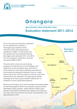 Gnangara Groundwater Areas Allocation Plan