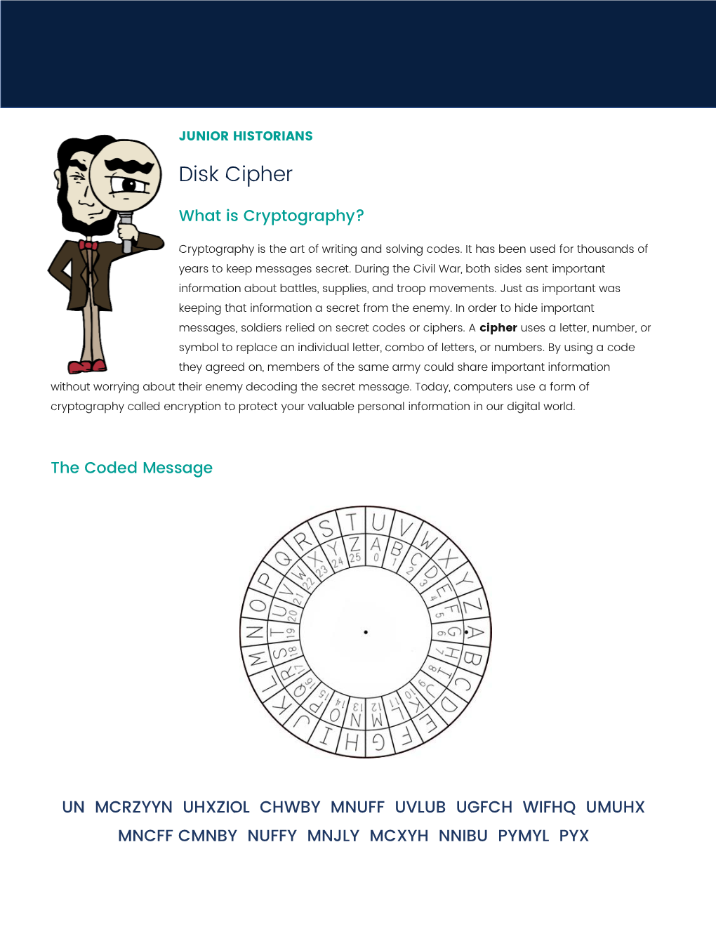 Disk Cipher Activity