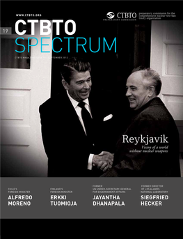 CTBTO Spectrum Ctbto Magazine Issue 19 | September 2012