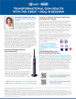 Transformational Gum Health with the Crest + Oral-B Regimen