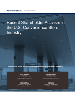 Recent Shareholder Activism in the U.S. Convenience Store Industry