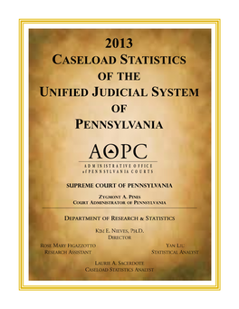 ‌Caseload Statistics Report 2013
