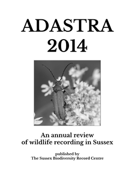 An Annual Review of Wildlife Recording in Sussex