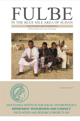 In the Blue Nile Area of Sudane Field Notes and Interviewɓs [Günther Schlee and Al-Amin Abu-Manga]