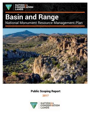 Basin and Range National Monument Resource Management Plan