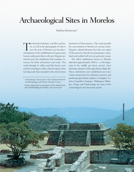 Archaeological Sites in Morelos