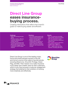 Direct Line Group Case Study