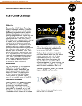 Cube Quest Challenge