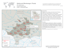 Serbia and Montenegro: Floods