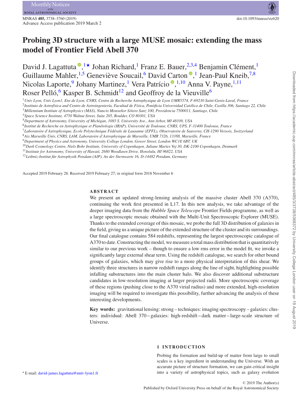 Extending the Mass Model of Frontier Field Abell 370