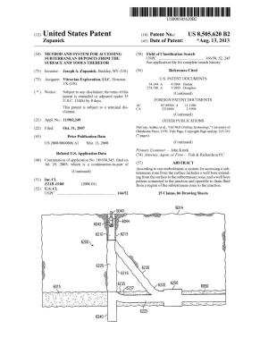 (12) United States Patent (10) Patent No.: US 8,505,620 B2 Zupanick (45) Date of Patent: *Aug