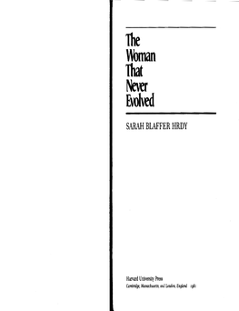 The Woman That Never Evolved.Pdf