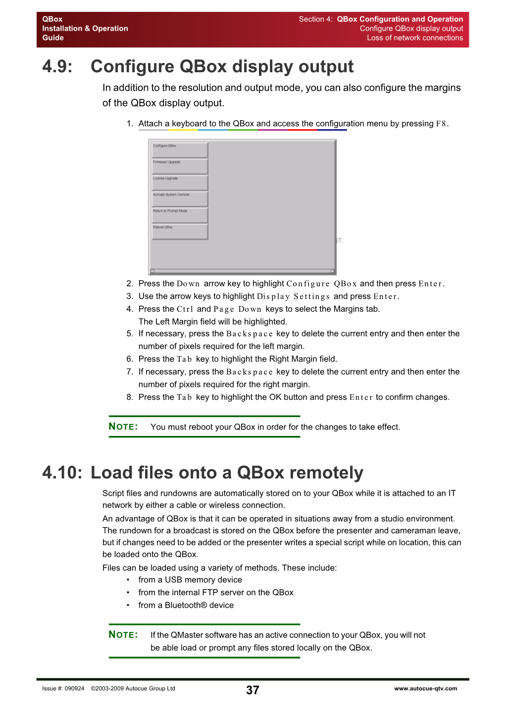 Load Files Onto a Qbox Remotely