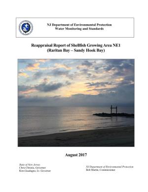 Reappraisal Report of Shellfish Growing Area NE1 (Raritan Bay – Sandy Hook Bay)