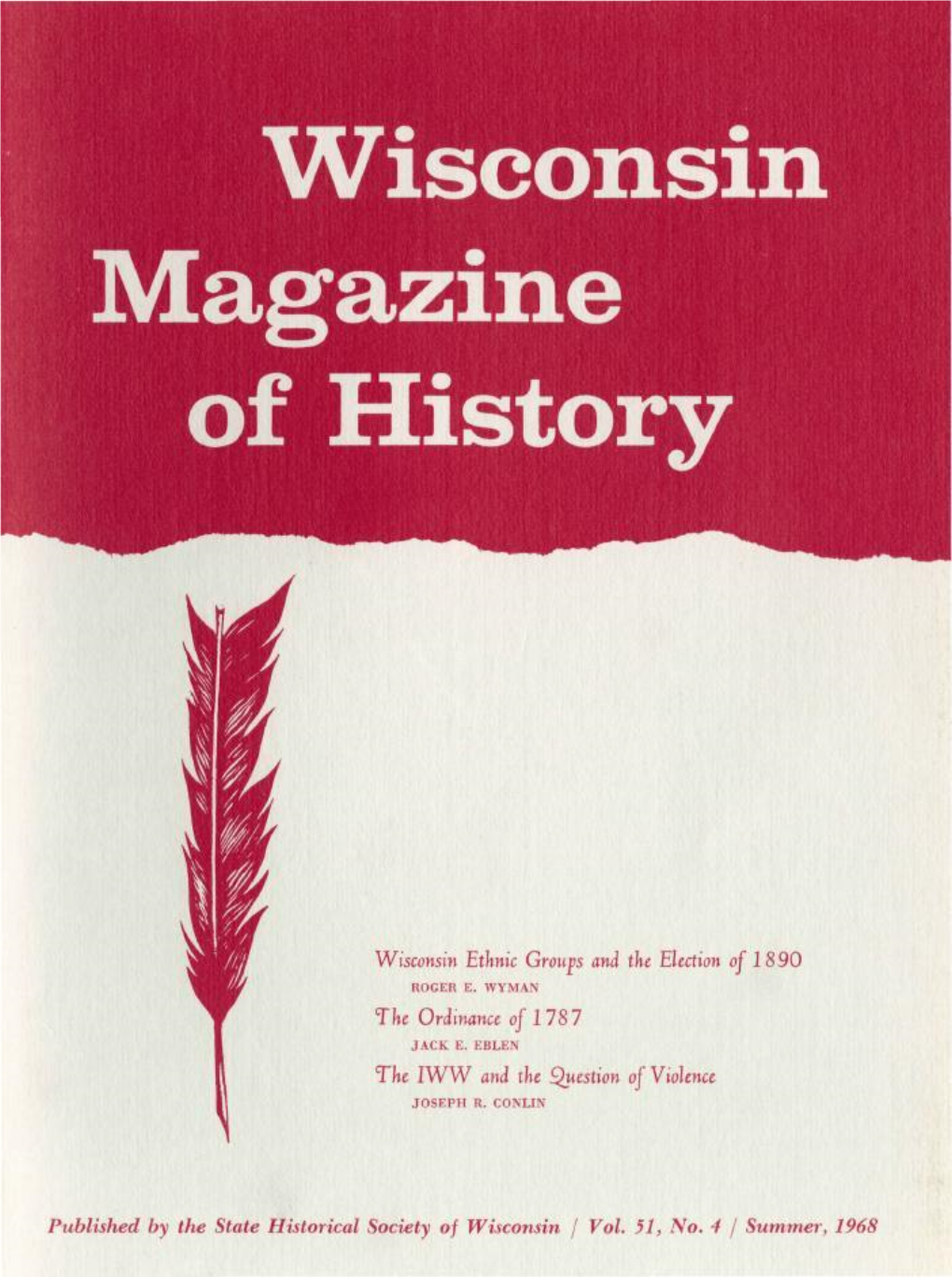 Wisconsin Magazine of History