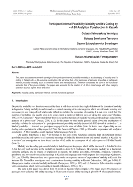 Participant-Internal Possibility Modality and It's