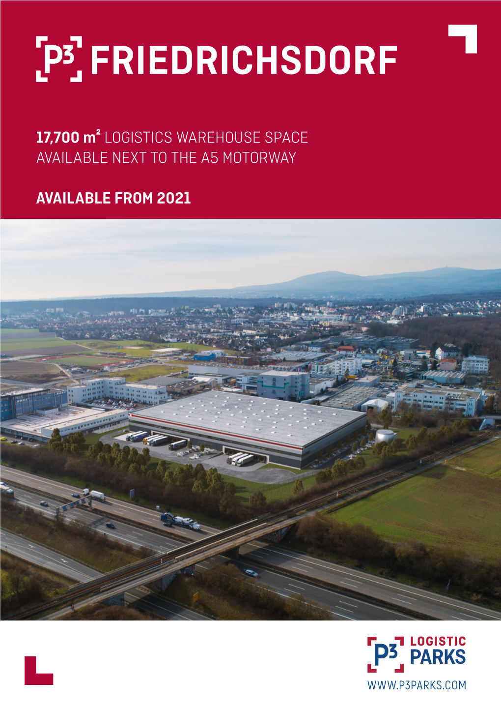 17,700 M² LOGISTICS WAREHOUSE SPACE AVAILABLE NEXT to the A5 MOTORWAY