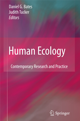 Human Ecology Daniel G