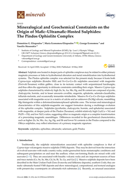 Mineralogical and Geochemical Constraints on the Origin of Mafic