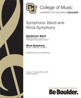 Symphonic Band and Wind Symphony