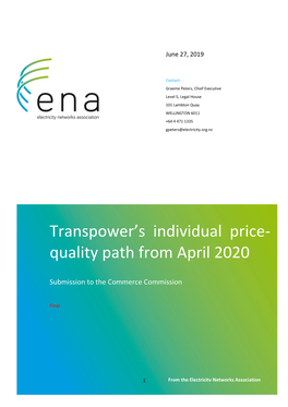 Transpower's Individual Price