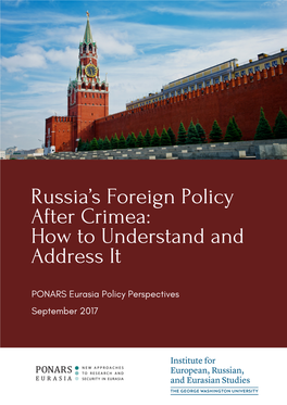 Russian Foreign Policy After Crimea Ebook2017.Pdf