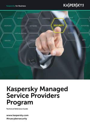 Kaspersky Managed Service Providers Program