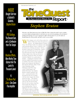 Report Stephen Bruton Stephen Bruton