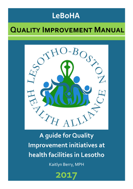 Leboha Quality Improvement Manual