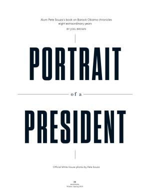Alum Pete Souza's Book on Barack Obama Chronicles Eight