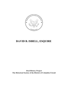 David B. Isbell, Esquire