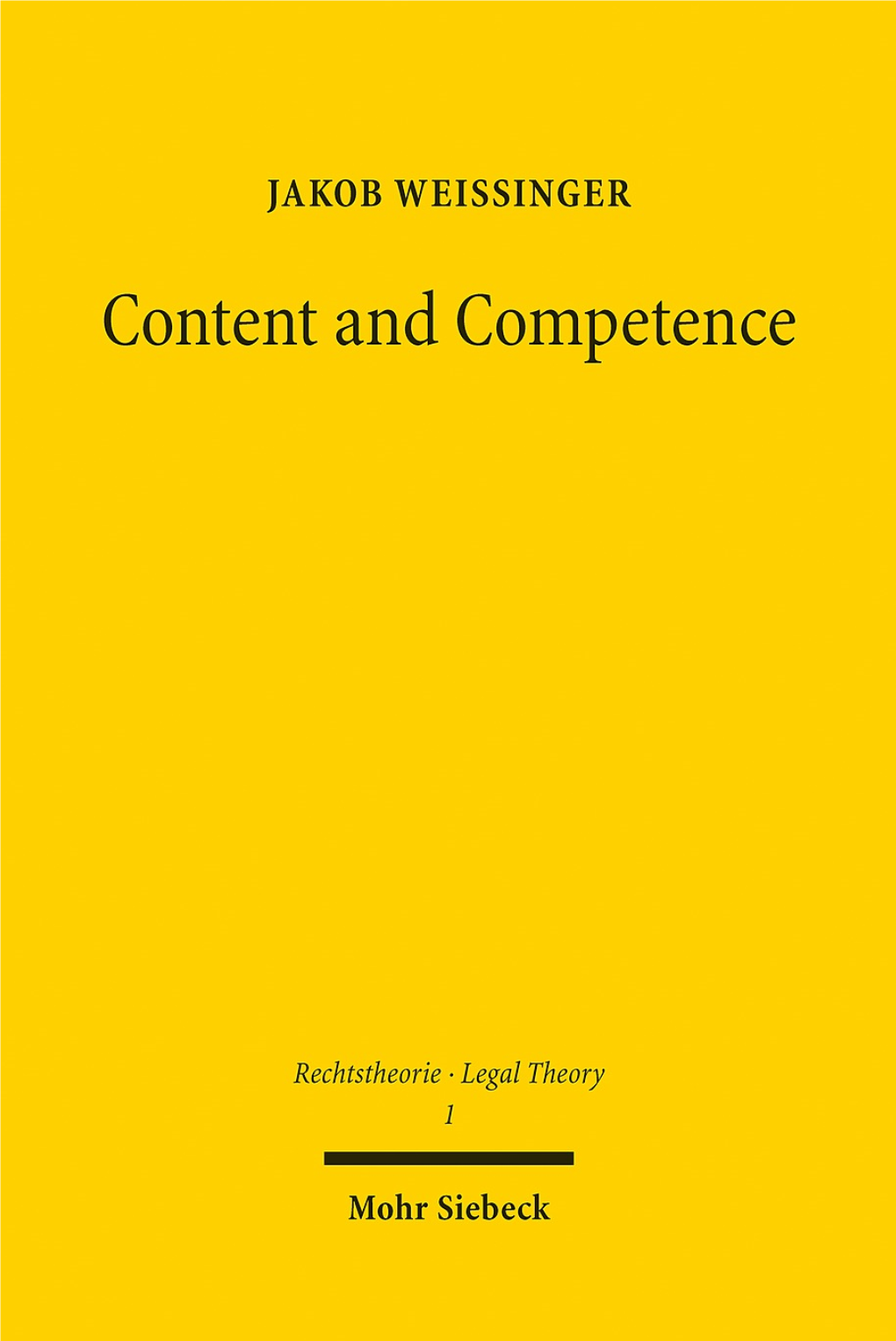 Content and Competence