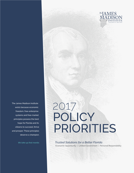 2017 Policy Priorities (Pdf Version)