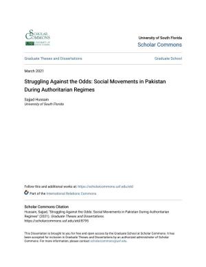 Social Movements in Pakistan During Authoritarian Regimes