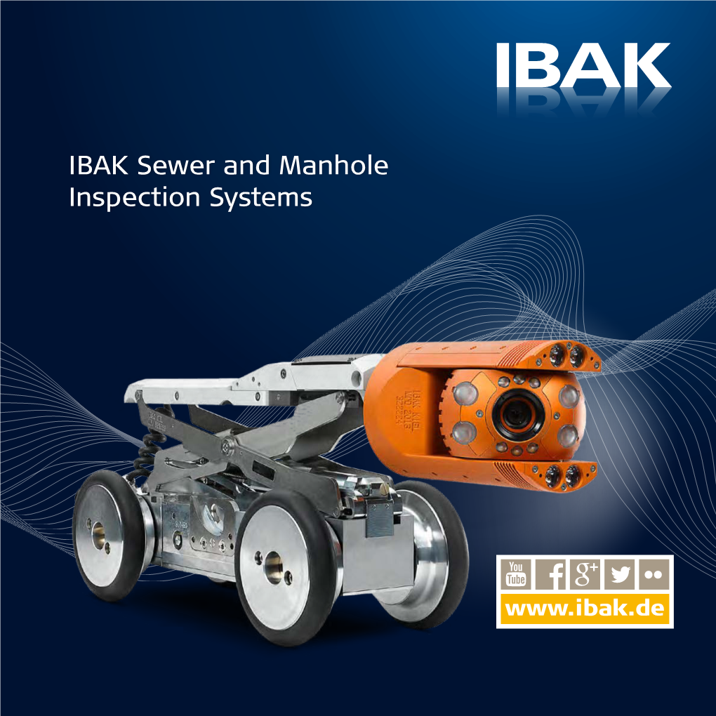 IBAK Sewer and Manhole Inspection Systems Table of Contents