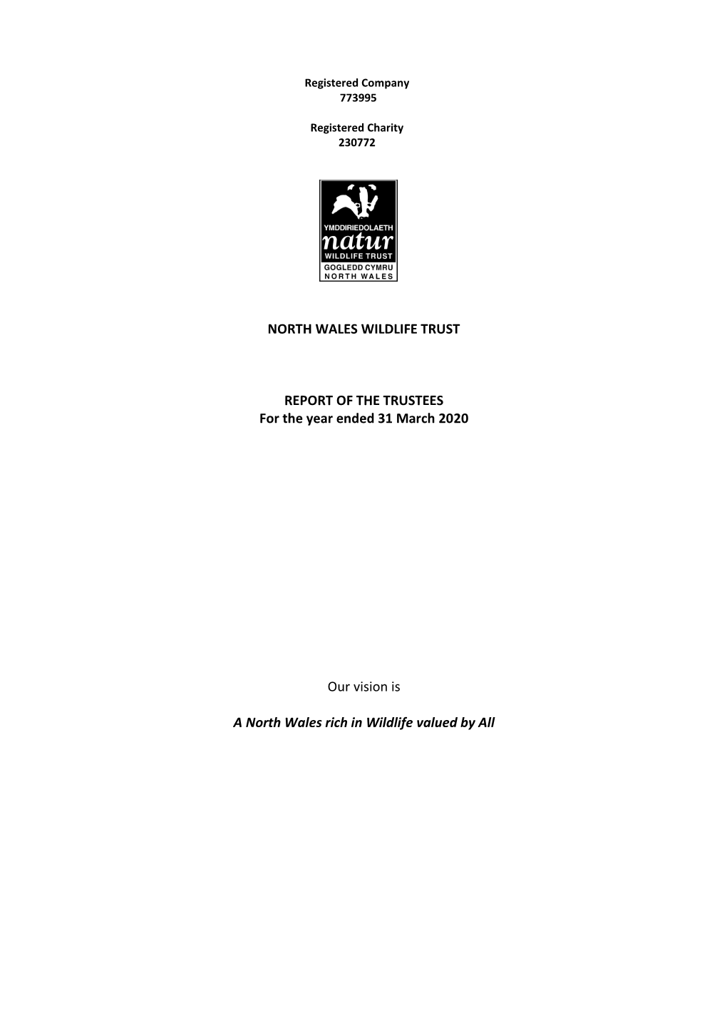 NWWT 31 March 2020 Final Audited Accounts.Pdf