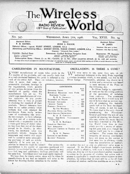 RADIO REVIEW (101 Year L Publication)