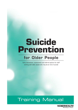 Suicide Prevention for Older People