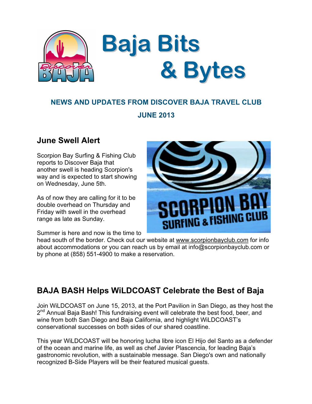 Baja Bits & Bytes