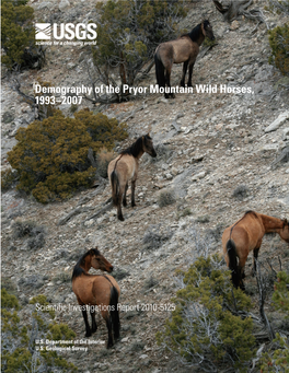 Demography of the Pryor Mountain Wild Horses, 1993–2007