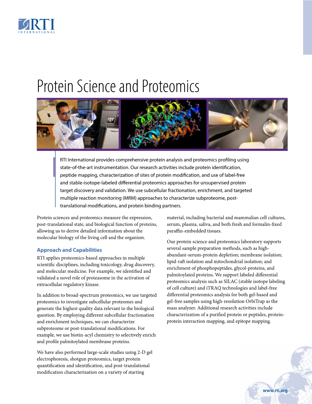 Protein Science and Proteomics