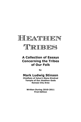 Heathen Tribes