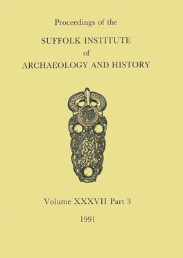 The Suffolk Excavation Index J. Carr