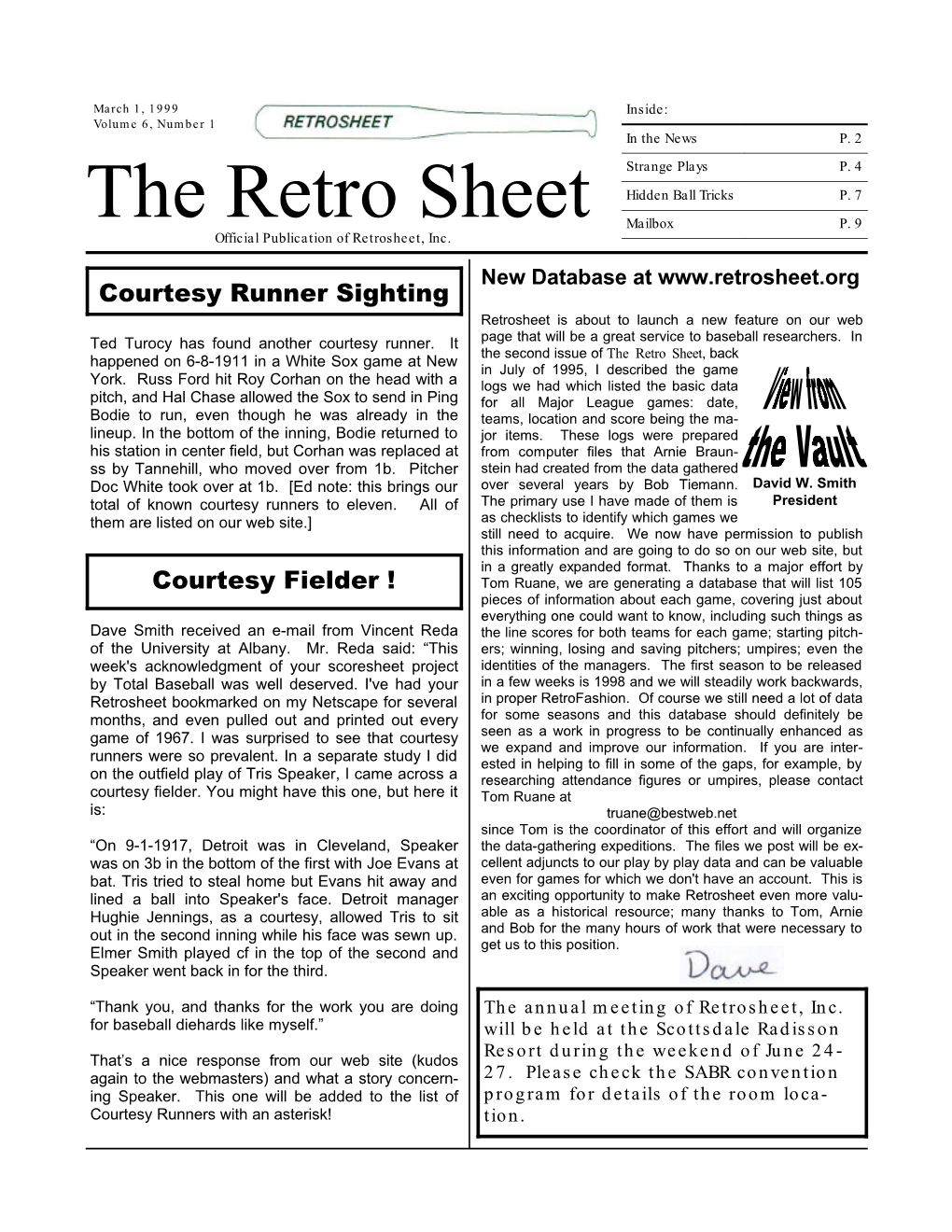 The Retro Sheet Mailbox P